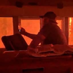 Video | Machinisten rijden dwars door vlammenzee in Canada