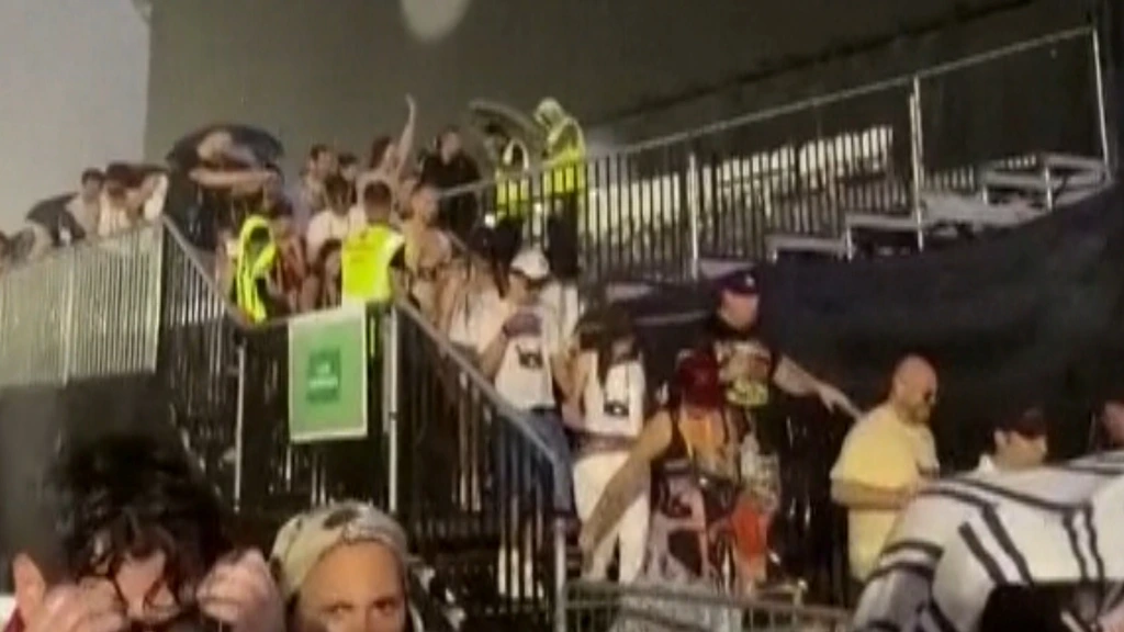 Gewonden door zware hagelbui tijdens concert Bad Bunny in Milaan