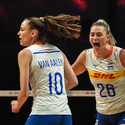 Volleybalsters hard onderuit in eerste duel in finaleronde Nations League in 8 jaar