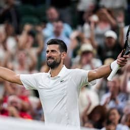 Djokovic wilde kinderen op bed tijdens marathonduel Wimbledon: 'Luisterden niet'
