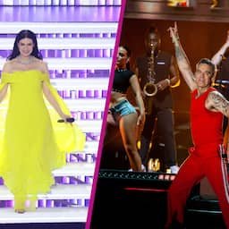 Laura Pausini en Robbie Williams treden op tijdens slotceremonie WK voetbal