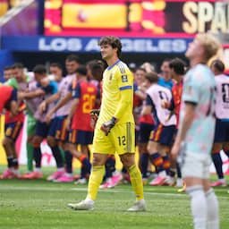 België verliest na onfortuinlijke keeperswissel van Spanje in kwartfinales WK
