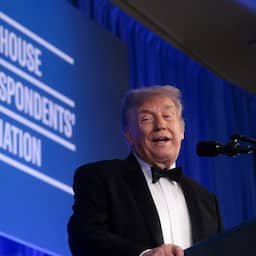 Sneren Trump domineren luchtig en humoristisch bedoeld Correspondents' Dinner