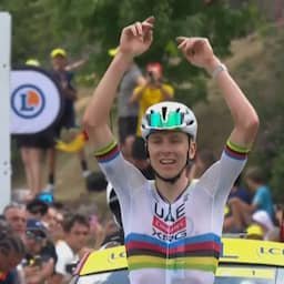 Video | Pogacar wint Tour-etappe met minuten voorsprong op concurrentie