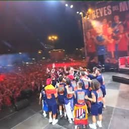 Video | Zo vierde het Spaanse team de WK-winst in Madrid
