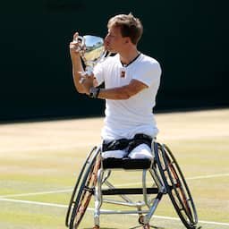 Rolstoeltennisser Niels Vink wint Wimbledon voor vierde jaar op rij