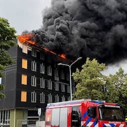 Video | Rookwolken stijgen uit boven Maastricht tijdens grote brand