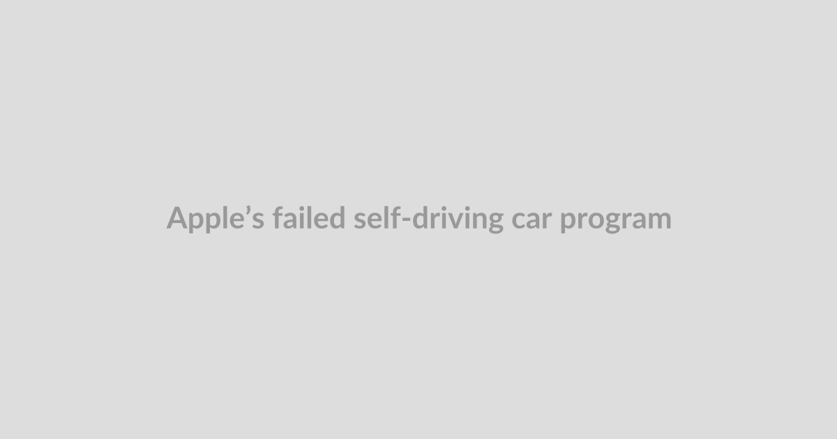 Apple’s failed self-driving car program left a legacy of powerful AI chips