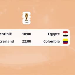 Dagprogramma WK | Messi en Argentinië komen in actie, geen nachtwedstrijden
