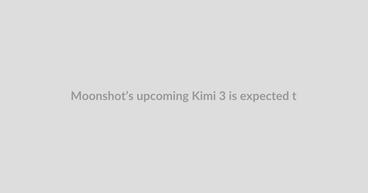 Moonshot’s upcoming Kimi 3 is expected to close the gap with Anthropic’s Opus 4.8
