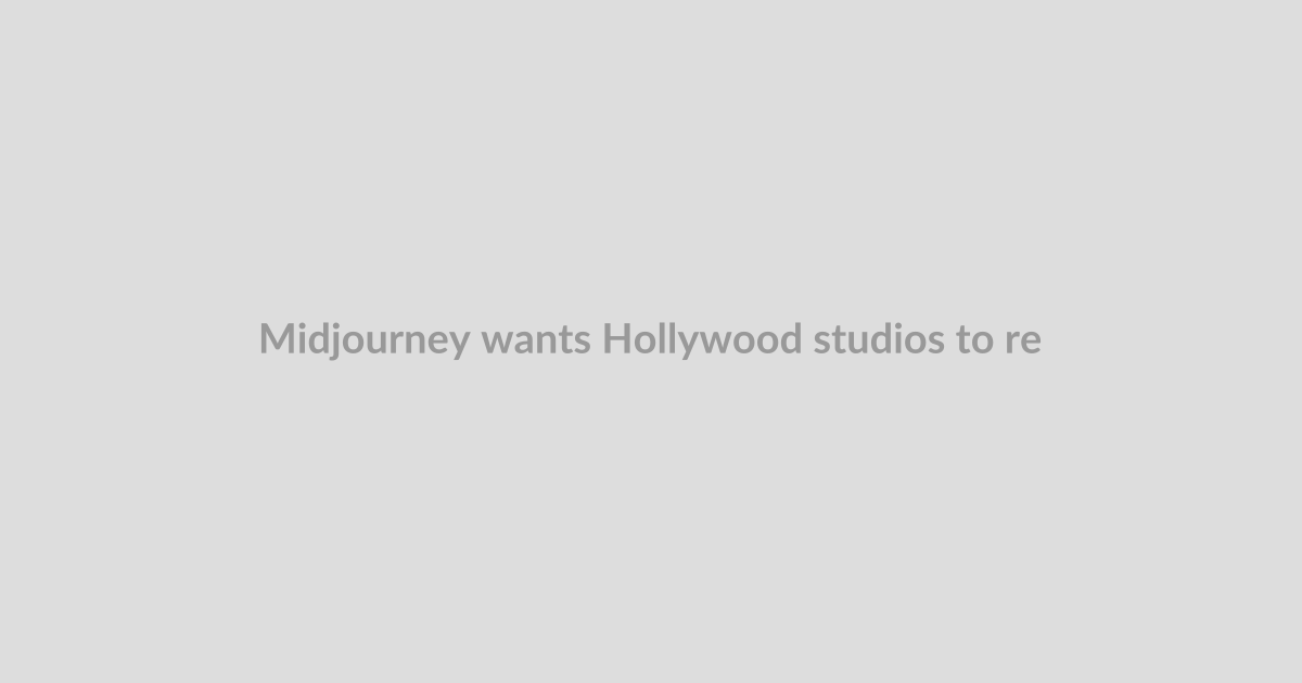 Midjourney wants Hollywood studios to reveal the details of their AI usage
