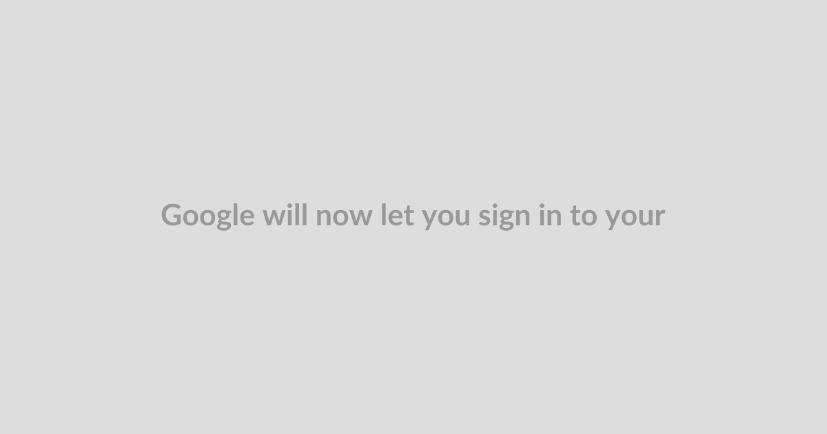 Google will now let you sign in to your account with a selfie video