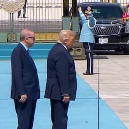 Video | Trump begroet Turkse militairen in het Turks: 'Merhaba asker'
