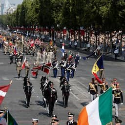 Oekraïnecoalitie doet voor het eerst mee aan parade op Franse feestdag