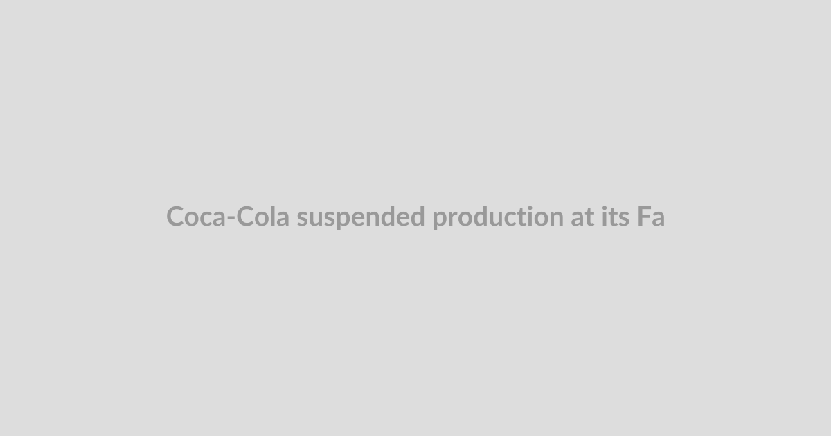 Coca-Cola suspended production at its Fairlife dairy after a ransomware attack