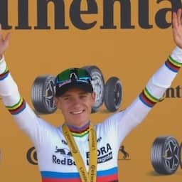 Video | Evenepoel wint tijdrit met halve minuut voorsprong