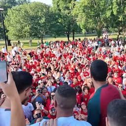 Video | Marokkaanse fans zetten Boston op stelten in aanloop naar kwartfinale