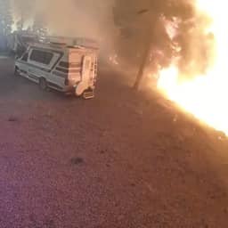 Video | Deurbelcamera filmt hoe natuurbrand zich razendsnel verspreidt in VS