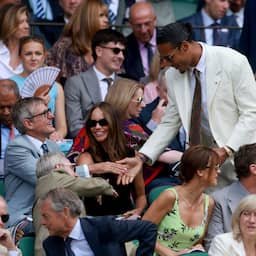 Video | Van Dijk zit tijdens vakantie tussen Britse sterren bij Wimbledon