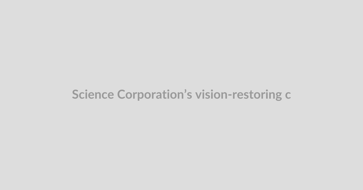 Science Corporation’s vision-restoring chip wins EU approval