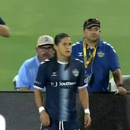 Video | Ted Lasso-acteur maakt profdebuut bij Amerikaanse voetbalclub