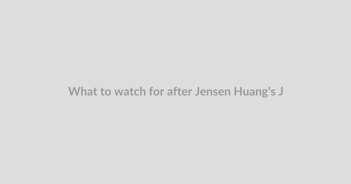 What to watch for after Jensen Huang’s Japan visit