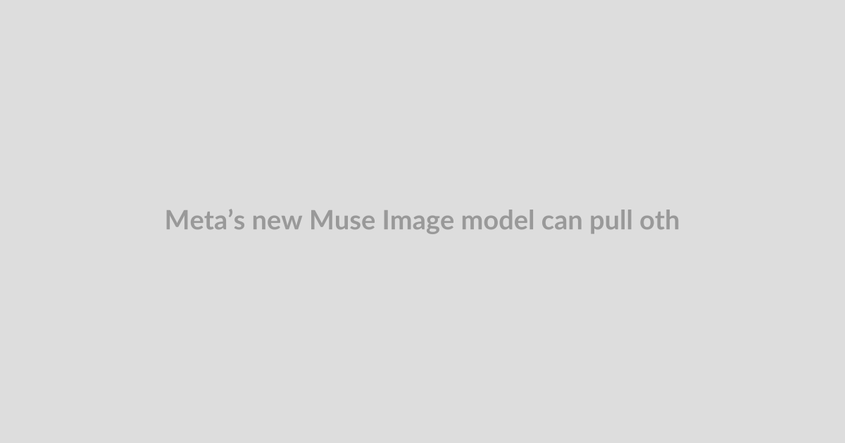 Meta’s new Muse Image model can pull other Instagram users into AI photos