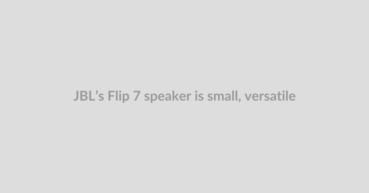 JBL’s Flip 7 speaker is small, versatile, and 40 percent off
