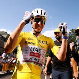 Geletruidrager Pogacar deelt tik uit aan Vingegaard met nieuwe ritzege in Tour