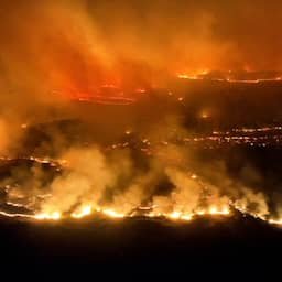 Video | Drone brengt grote natuurbrand in kaart in Spanje