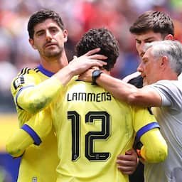 Geblesseerde Courtois wilde blijven staan: 'Bondscoach koos voor wissel'