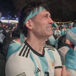 Video | Argentijnen kijken in Buenos Aires met tranen in de ogen naar WK-finale