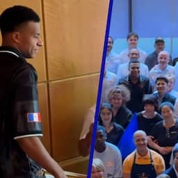 Video | Mbappé en Franse WK-ploeg nemen afscheid van hotelmedewerkers