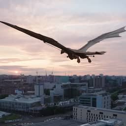 Video | Draak maakt lucht boven Glasgow onveilig vanwege sportevenement