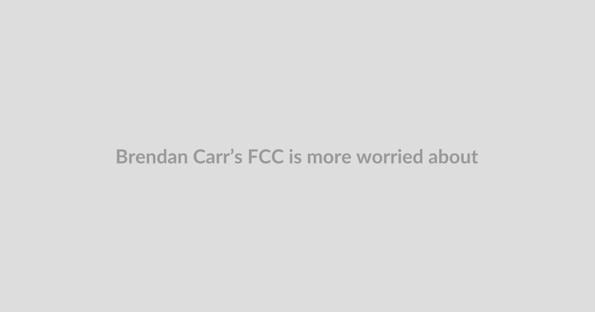 Brendan Carr’s FCC is more worried about who The View interviews than foreign governments owning Paramount