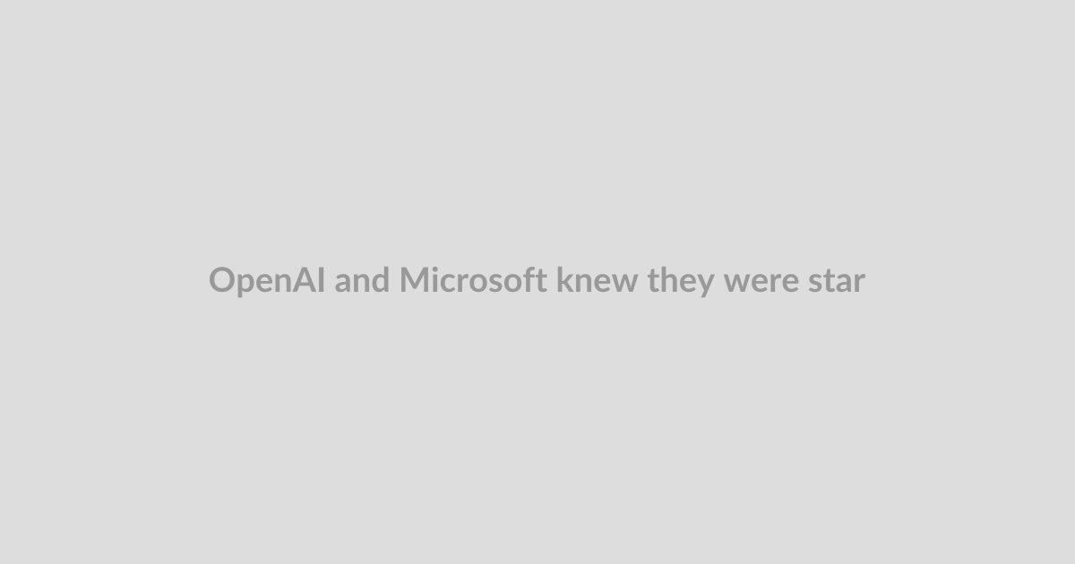 OpenAI and Microsoft knew they were starting a ‘doom loop’ for the web