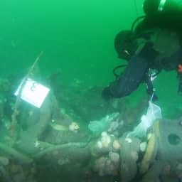 Wapenresten in wrakken uit Eerste en Tweede Wereldoorlog vervuilen de Noordzee