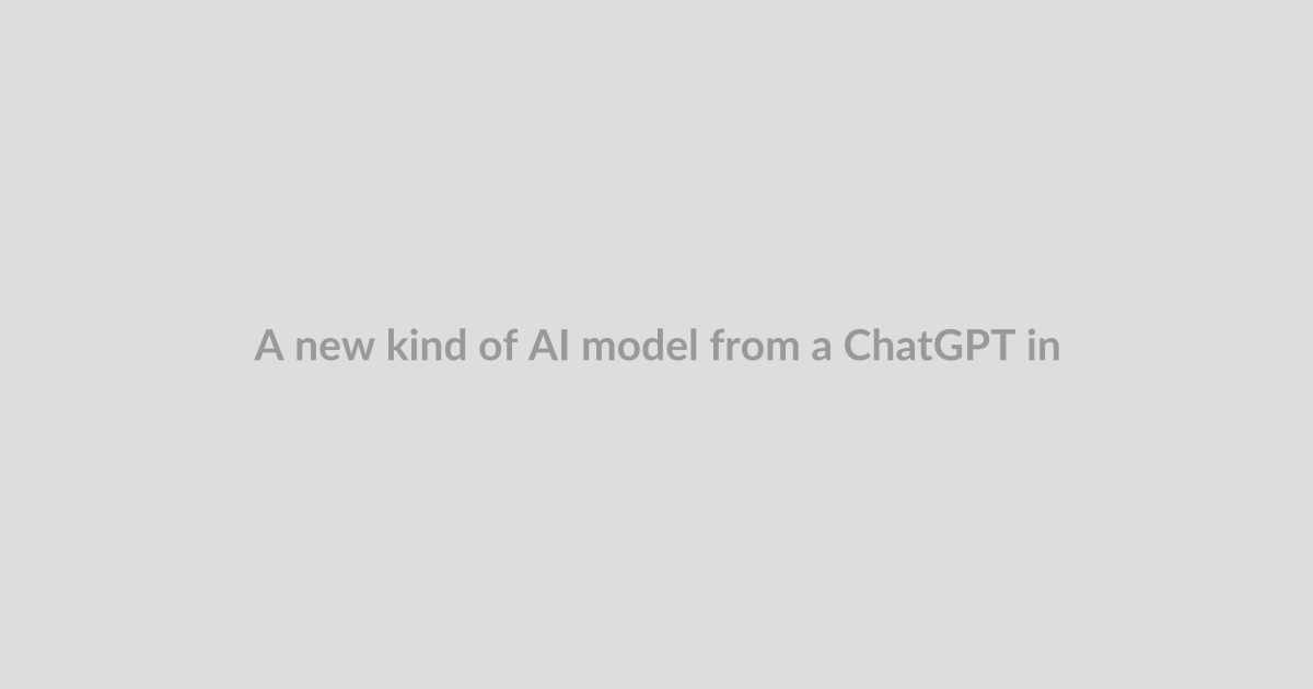 A new kind of AI model from a ChatGPT inventor is thrilling developers